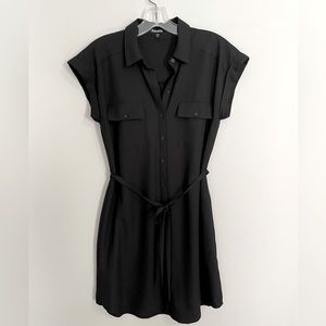 Express Shirt Dress | Black